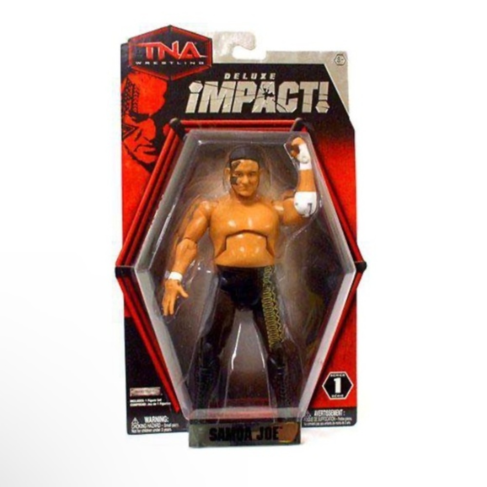 TNA Wrestling Deluxe Impact Series 1 Samoa Joe Action Figure NIP